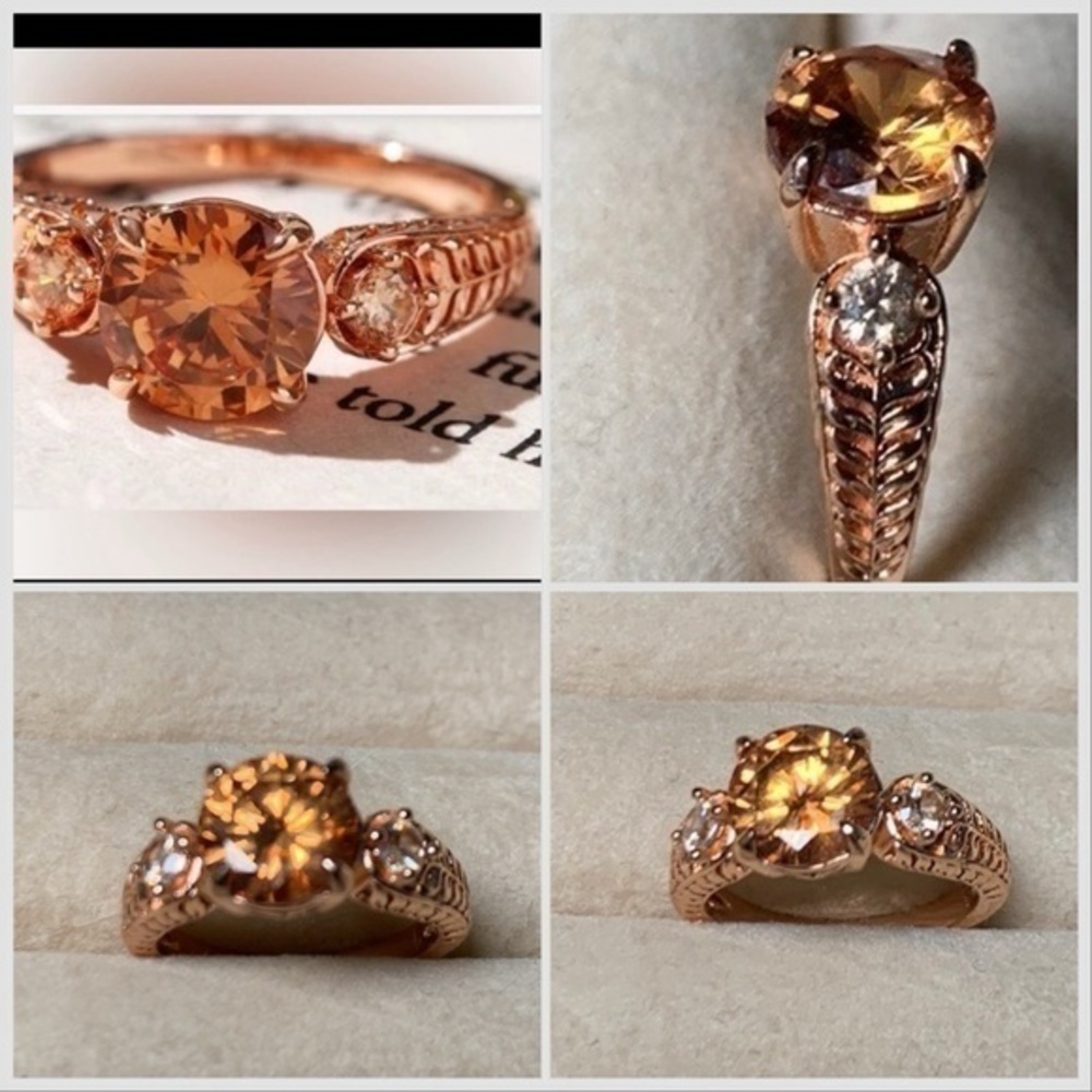 NEW 18K rose gold Ring from the “Cafe FJ: Grounded” collection. Size 5 New